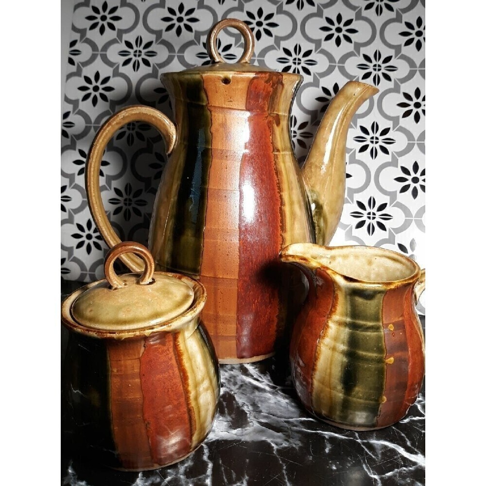 Vintage mid-century Enesco 5 pc tea set